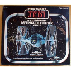 Imperial Tie Fighter Vehicle " Battle Damaged Return of the Jedi ( Kenner 1983)    